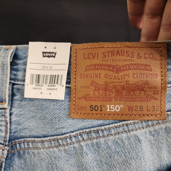 Levi's Premium 501 150th Anniversary Edition Straight Leg Jeans Size 28x32 NWT - Picture 5 of 13